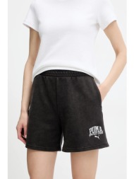 σορτς puma χρώμα: μαύρο, 685035 κύριο υλικό: 68% βαμβάκι, 32% πολυεστέρας
φόδρα τσέπης: 100% βαμβάκι