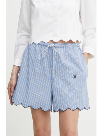 βαμβακερό σορτσάκι patou χρώμα μπλε, tr0460190 100% βαμβάκι