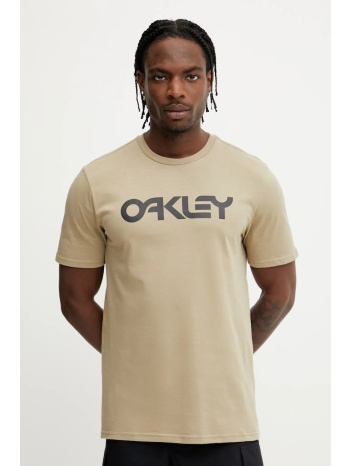 βαμβακερό μπλουζάκι oakley mark ii ανδρικό, foa404011 100%