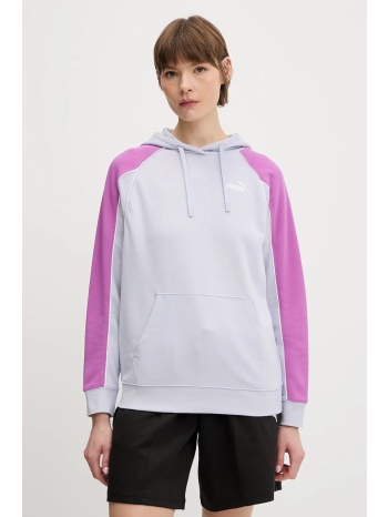 μπλούζα puma χρώμα μπλε, με κουκούλα, 685044 κύριο υλικό