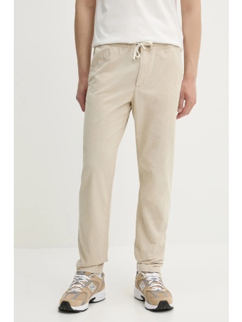βαμβακερό παντελόνι timberland ανδρικό, χρώμα μπεζ