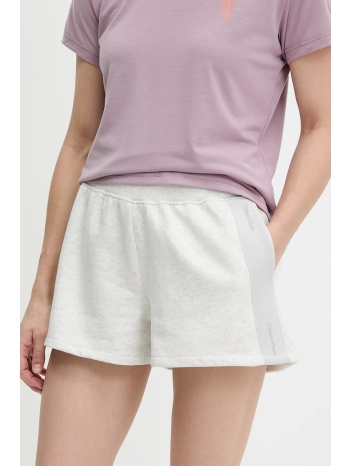 σορτς calvin klein performance χρώμα γκρι, lvgws5s807 80%