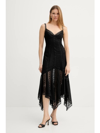 φόρεμα charo ruiz ibiza blossel χρώμα μαύρο, 251621 90%
