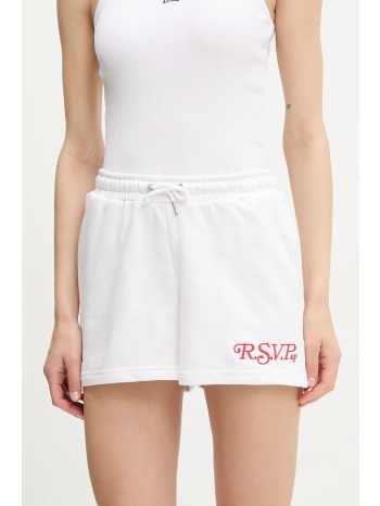 σορτς fila louches χρώμα άσπρο, faw1032 80% βαμβάκι, 20%