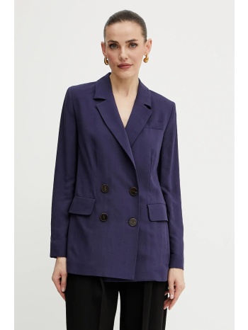 σακάκι luisa spagnoli χρώμα ναυτικό μπλε, 542474 κύριο