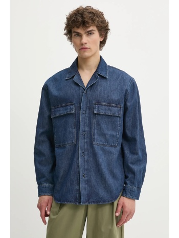 τζιν πουκάμισο iro ανδρικό, χρώμα ναυτικό μπλε, mp18fanja