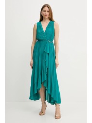 φόρεμα morgan rosyta χρώμα: πράσινο, rosyta 100% πολυεστέρας