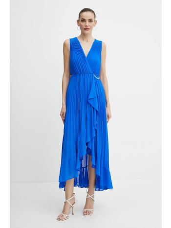 φόρεμα morgan rosyta χρώμα μοβ, rosyta 100% πολυεστέρας