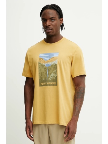 βαμβακερό μπλουζάκι helly hansen massif graphic ανδρικό