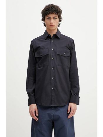 βαμβακερό πουκάμισο paul smith ανδρικό, χρώμα ναυτικό