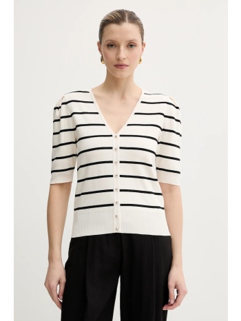 μπλουζάκι morgan mfolk χρώμα μπεζ, mfolk 49% πολυεστέρας