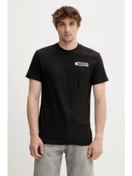 βαμβακερό μπλουζάκι g-star raw ανδρικό, χρώμα: μαύρο, d26047-c336 100% βαμβάκι