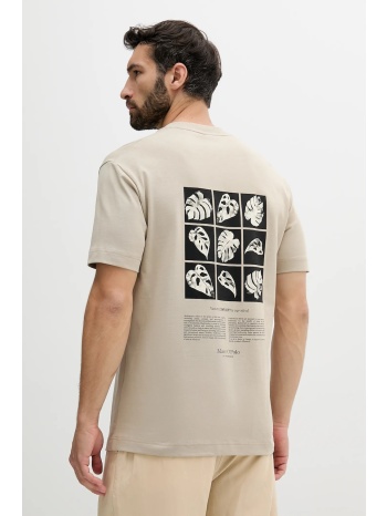 βαμβακερό μπλουζάκι marc o`polo ανδρικό, χρώμα πράσινο