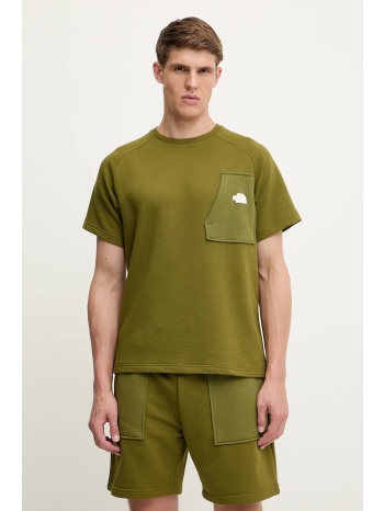 μπλουζάκι the north face terry relaxed χρώμα πράσινο