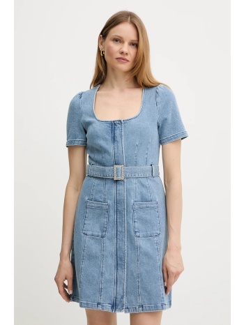 φόρεμα τζιν morgan rubil χρώμα μπλε, rubil 99% βαμβάκι, 1%