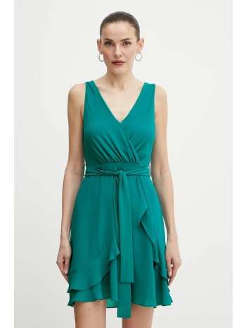 φόρεμα morgan rosval χρώμα πράσινο, rosval 100% πολυεστέρας