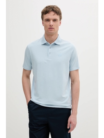 πόλο karl lagerfeld χρώμα μπλε, 552221.745750 95% βαμβάκι