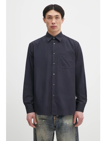 βαμβακερό πουκάμισο paul smith ανδρικό, χρώμα ναυτικό