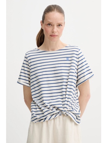 βαμβακερό μπλουζάκι g-star raw χρώμα ναυτικό μπλε