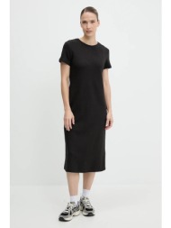 φόρεμα puma χρώμα: μαύρο, 685063 61% βαμβάκι, 34% πολυεστέρας, 5% ελαστάν
