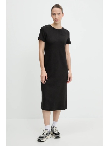 φόρεμα puma χρώμα μαύρο, 685063 61% βαμβάκι, 34%
