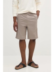 σορτς calvin klein χρώμα: μπεζ, k10k114064 69% βαμβάκι, 27% νάιλον, 4% ελαστάν