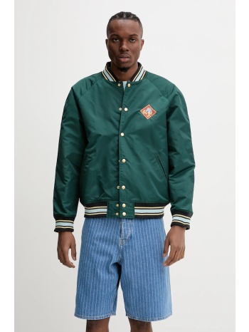 μπουφάν drôle de monsieur le bomber polo χρώμα πράσινο