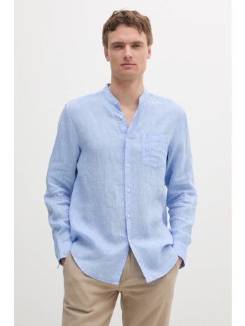 πουκάμισο από λινό united colors of benetton ανδρικό