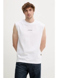 βαμβακερό μπλουζάκι g-star raw χρώμα: άσπρο, d26028-c336 100% οργανικό βαμβάκι