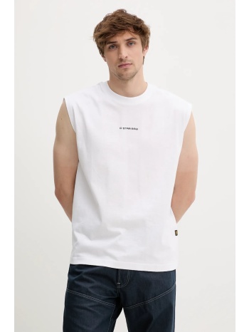 βαμβακερό μπλουζάκι g-star raw χρώμα άσπρο, d26028-c336