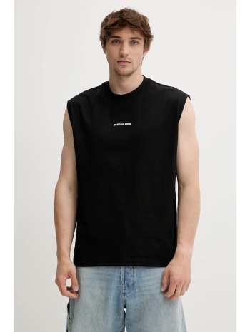 βαμβακερό μπλουζάκι g-star raw χρώμα μαύρο, d26028-c336