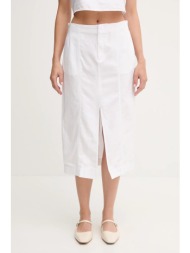 φούστα από λινό μείγμα ...