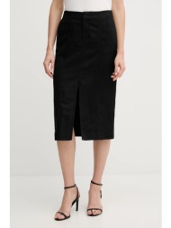 φούστα από λινό μείγμα ...