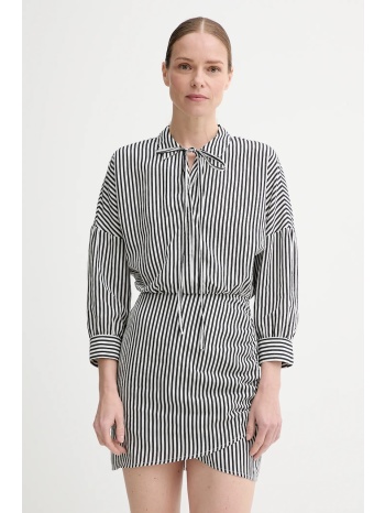 φόρεμα sessun χρώμα μαύρο, 25205024 89% βισκόζη, 11%