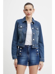 τζιν μπουφάν morgan vpimi χρώμα: μπλε, vpimi 78% βαμβάκι, 22% πολυεστέρας