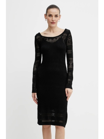 φόρεμα morgan rmpima χρώμα μαύρο, rmpima κύριο υλικό 100%