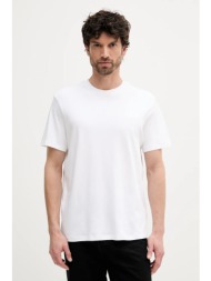 βαμβακερό μπλουζάκι calvin klein ανδρικό, χρώμα: άσπρο, lv04lb275g 100% βαμβάκι