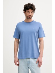 βαμβακερό μπλουζάκι calvin klein ανδρικό, χρώμα: μπλε, lv04lb275g 100% βαμβάκι