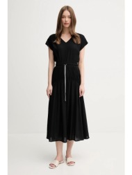 φόρεμα la petite française rayan χρώμα: μαύρο, rayan 84% ρεγιόν, 16% πολυαμίδιο