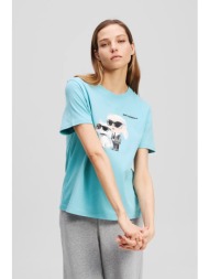 βαμβακερό μπλουζάκι karl ...