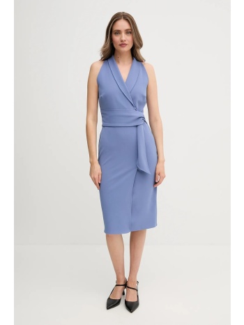 φόρεμα sandro ferrone χρώμα μπλε, s18xbesay 95%