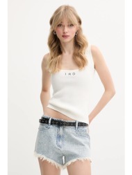 τοπ από λινό μείγμα iro χρώμα: μπεζ, wp12sorena 42% βαμβάκι, 36% λινό, 22% πολυεστέρας