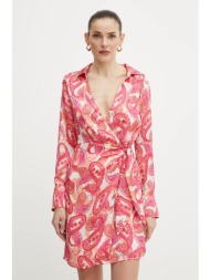 φόρεμα morgan resta.f χρώμα: ροζ, resta.f 100% πολυεστέρας