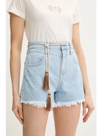 τζιν σορτς liu jo χρώμα μπλε, ua5152 d0244 κύριο υλικό