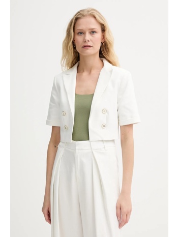 σακάκι morgan χρώμα άσπρο, vtivi.f κύριο υλικό 50%