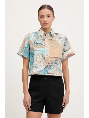 πουκάμισο columbia cove beach χρώμα μπεζ, 2126511 89%