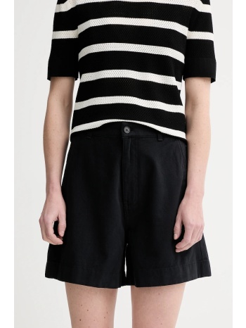 βαμβακερό σορτσάκι filippa k χρώμα μαύρο, 31423.fk 100%