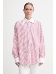 βαμβακερό πουκάμισο filippa k χρώμα: άσπρο, 31405.fk 100% βαμβάκι