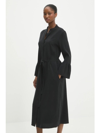 φόρεμα answear lab χρώμα μαύρο 80% βισκόζη, 20% πολυεστέρας