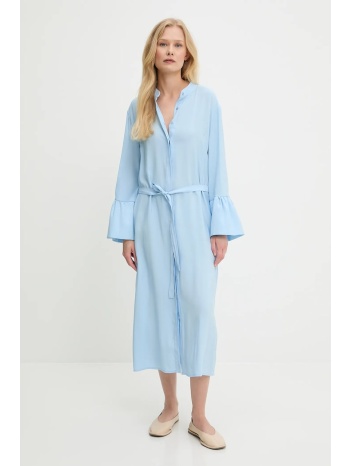 φόρεμα answear lab χρώμα μπλε 80% βισκόζη, 20% πολυεστέρας